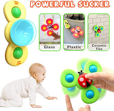 Suction Cup Spinner Toy: Animal Fidget Spinner (Bee, Butterfly, Ladybug) - WonderKiddos